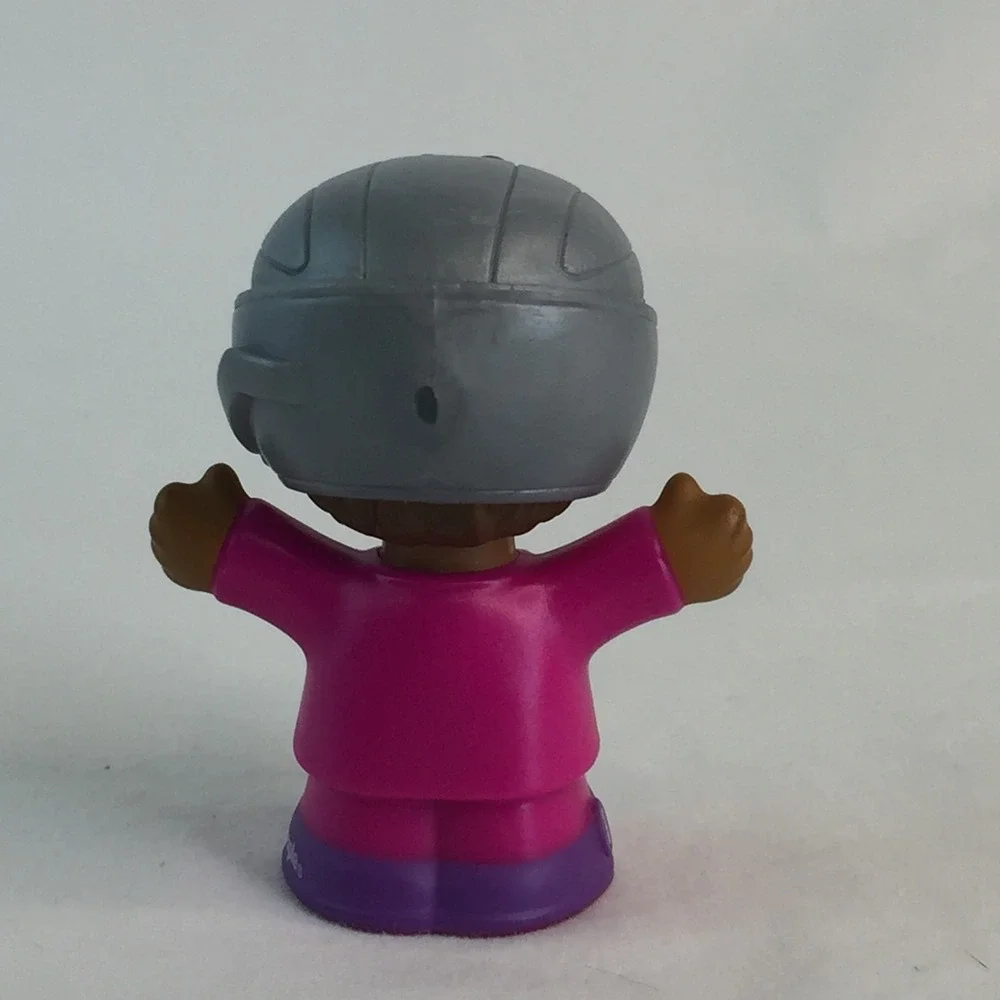 Fisher-Price Little People Barbie Helicopter Toy Purple Pink Pilot Figure‎ 2022